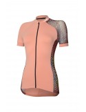 Maillot vélo femme Elite Evo RH+ Pêche / Arc en Ciel