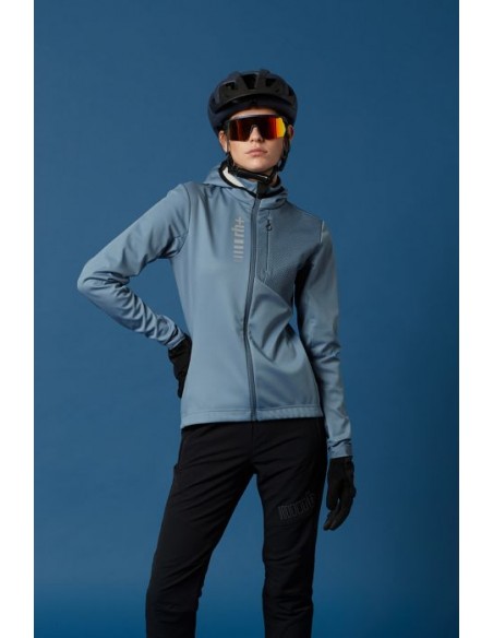 Veste de vélo femme SoftShell à capuche RH+ au meilleur prix!