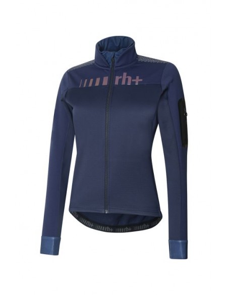 Veste de vélo femme Thermo RH+ bleue au meilleur prix!