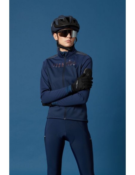 Veste de vélo femme Thermo RH+ bleue au meilleur prix!