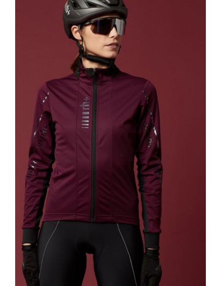 Veste de vélo femme Wind RH+ bordeaux au meilleur prix!