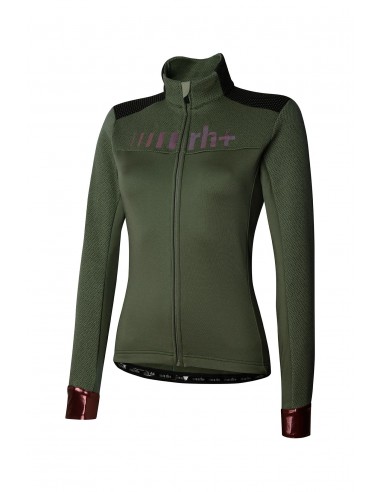 Veste de vélo femme Logo Thermo RH+ verte au meilleur prix!