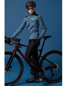 Veste de vélo femme Logo Thermo RH+ bleue au meilleur prix!