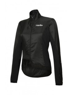 Veste de poche coupe-vent vélo femme RH+ noire au meilleur prix!