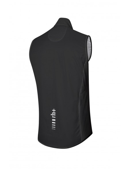 Veste coupe-vent sans manches vélo femme RH+ noire au meilleur prix!