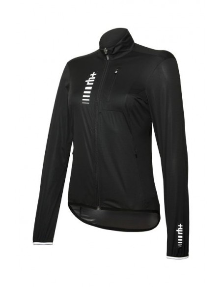 Veste de vélo femme coupe-vent et imperméable noire RH+ au meilleur prix!