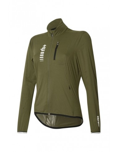 Veste de vélo femme coupe-vent et imperméable kaki RH+ au meilleur prix!
