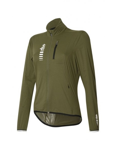 Veste de vélo femme coupe-vent et imperméable kaki RH+ au meilleur prix!