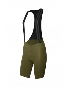 Achat Cuissard vélo femme à bretelles Bibshort RH+ Kaki au meilleur prix du web!