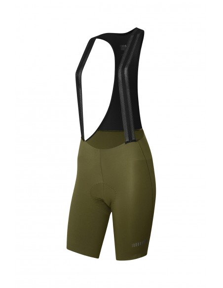 Achat Cuissard vélo femme à bretelles Bibshort RH+ Kaki au meilleur prix du web!