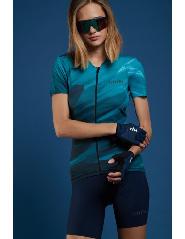 Achat Maillot vélo femme Super Light Evo RH+ bleu au meilleur prix !