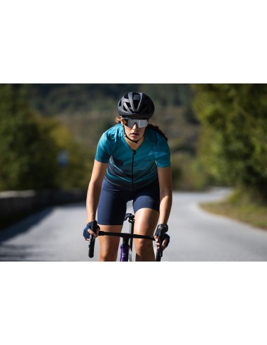 Achat Maillot vélo femme Super Light Evo RH+ bleu au meilleur prix !