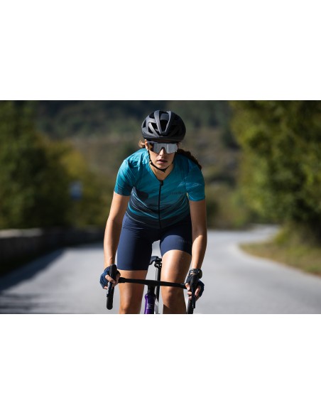 Achat Maillot vélo femme Super Light Evo RH+ bleu au meilleur prix !