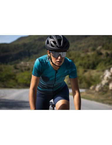 Achat Maillot vélo femme Super Light Evo RH+ bleu au meilleur prix !