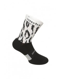 Achat Chaussettes de vélo femme motif animalier blanc RH+!