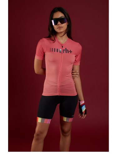 Achat Maillot vélo femme Logo Rose RH+ au meilleur prix du web!