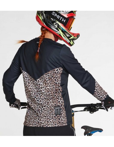 Achat Maillot VTT femme manches longues Leopard au meilleur prix du web!