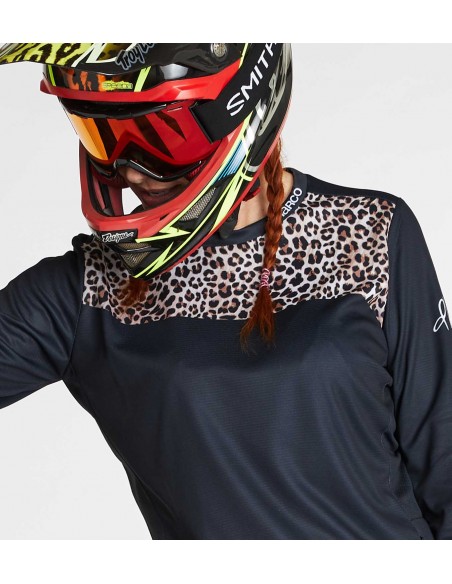 Achat Maillot VTT femme manches longues Leopard au meilleur prix du web!