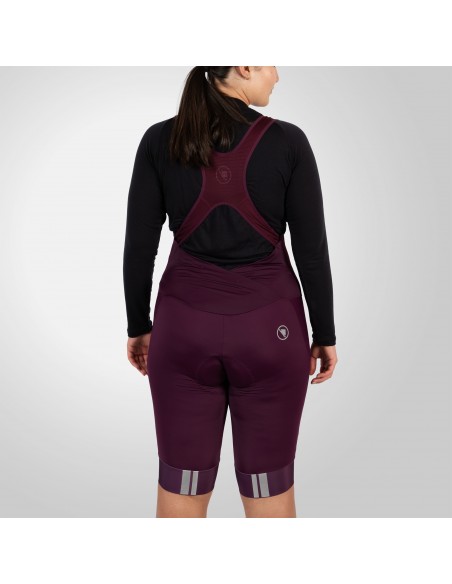 Cuissard vélo femme à bretelles Bib Endura Violet au meilleur prix du web!