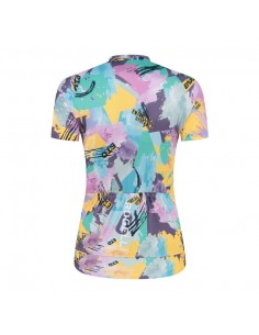 Achat Maillot vélo femme Rogelli Vintage Jaune Vert au meilleur prix du web! 2