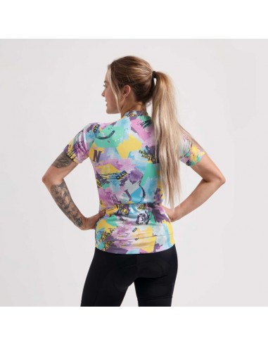 Achat Maillot vélo femme Rogelli Vintage Jaune Vert au meilleur prix du web!