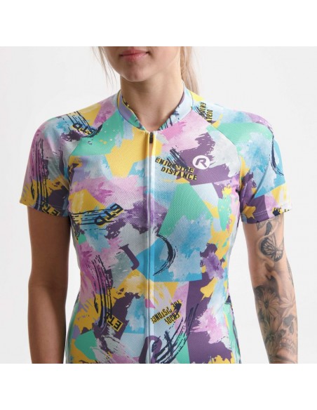 Achat Maillot vélo femme Rogelli Vintage Jaune Vert au meilleur prix du web!
