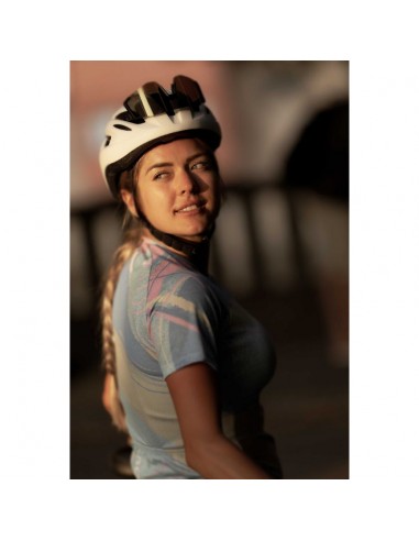 Achat Maillot vélo femme Rogelli Vintage Bleu Rose au meilleur prix du web!