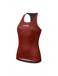 Achat Maillot vélo femme sans manches RH+ rouge au meilleur prix du web!