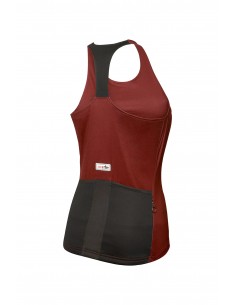 Achat Maillot vélo femme sans manches RH+ rouge au meilleur prix du web! 2