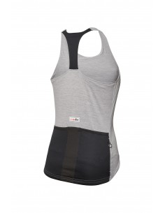 Achat Maillot vélo femme sans manches RH+ gris au meilleur prix du web! 2
