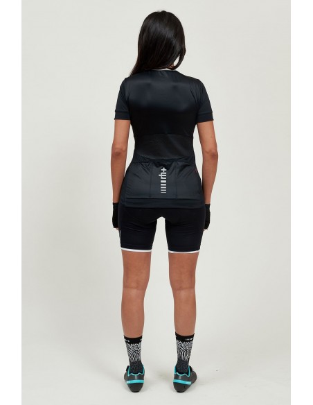 Maillot vélo femme STRIPES Zero RH+ BLACK/WHITE