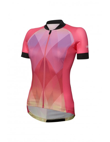 Achat Maillot vélo femme Venere Evo Rose Kaleido RH + au meilleur prix!