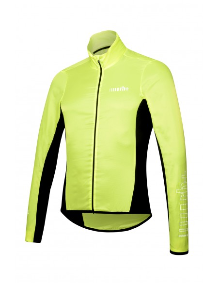 Veste de poche coupe-vent vélo femme RH+ jaune fluo au meilleur prix!
