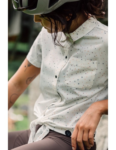 Achat Chemise vélo et gravel femme Gonso Blanche au meilleur prix!