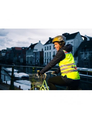 Achat Gilet réfléchissant vélo femme Wowow jaune fluo au meilleur prix du web!