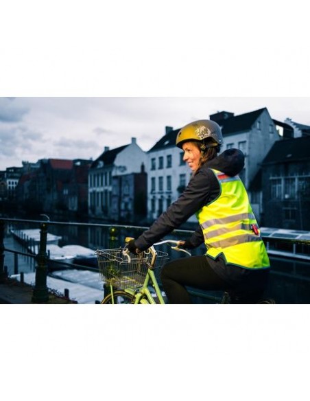 Achat Gilet réfléchissant vélo femme Wowow jaune fluo au meilleur prix du web!