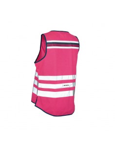 Achat Gilet réfléchissant vélo femme Wowow rose fluo au meilleur prix du web! 2