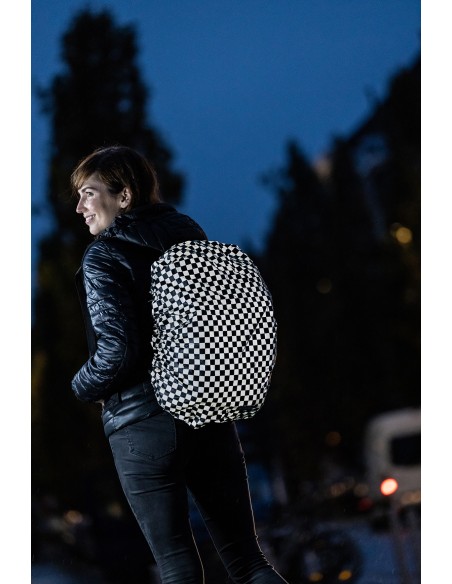 Achat Housse protection sac à dos anti-pluie réfléchissante Wowow damier au meilleur prix du web!