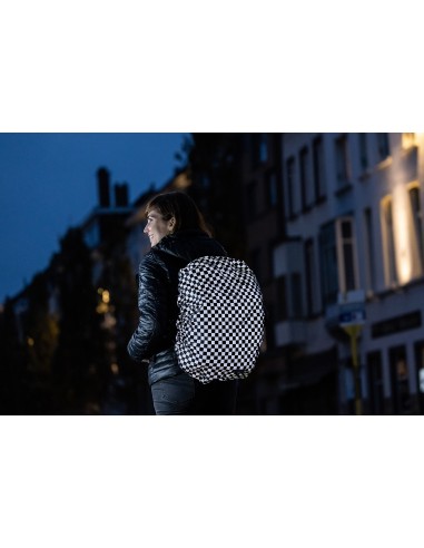 Achat Housse protection sac à dos anti-pluie réfléchissante Wowow damier au meilleur prix du web!