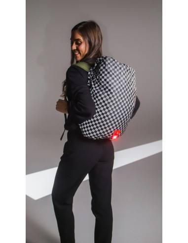 Achat Housse protection sac à dos anti-pluie réfléchissante Wowow damier au meilleur prix du web!