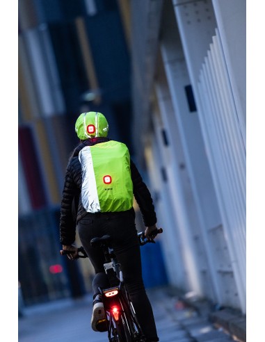 Achat Protection anti-pluie avec led intégrée pour casque de vélo WOWOW Corsa au meilleur prix du web!