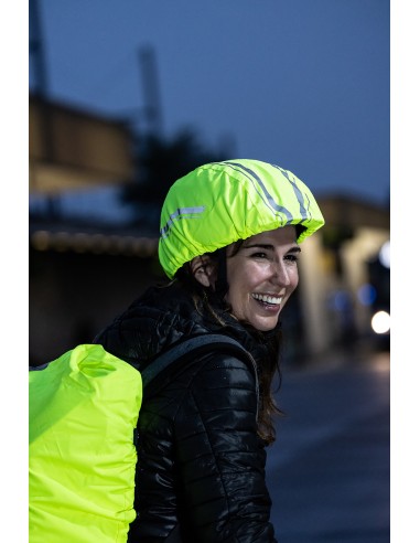 Achat Protection anti-pluie avec led intégrée pour casque de vélo WOWOW Corsa au meilleur prix du web!