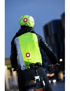 Achat Protection anti-pluie avec led intégrée pour casque de vélo WOWOW Corsa au meilleur prix du web! 2