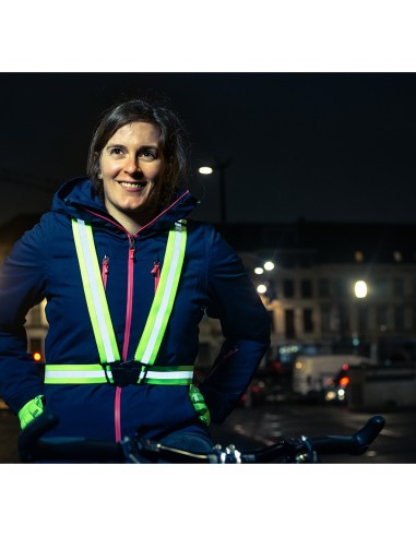 Achat Harnais réfléchissant vélo haute-visibilité Wowow au meilleur prix du web!