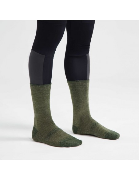 Achat Chaussettes Vélo femme Merino beiges et vertes Rogelli au meilleur prix du web!