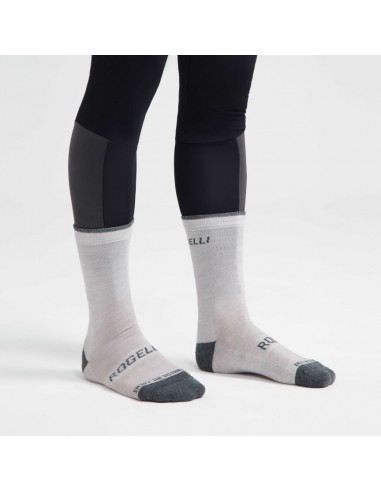 Achat Chaussettes Vélo femme Merino beiges et vertes Rogelli au meilleur prix du web!