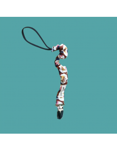 Pince vélo jupe pour femme fleur bordeau bleu pratique et originale !