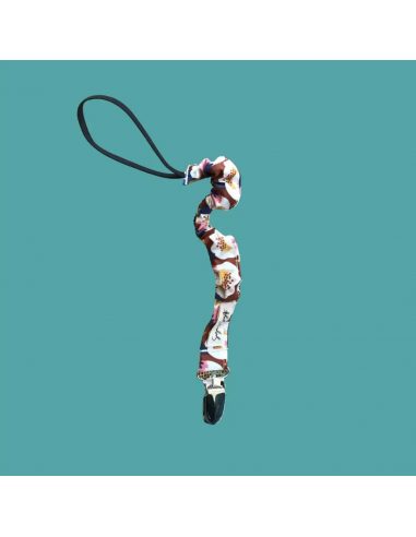 Pince vélo jupe pour femme fleur bordeau bleu pratique et originale !