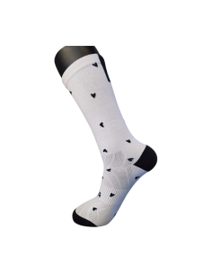 Achat Chaussettes vélo femme Coeurs Noirs au meilleur prix du web!